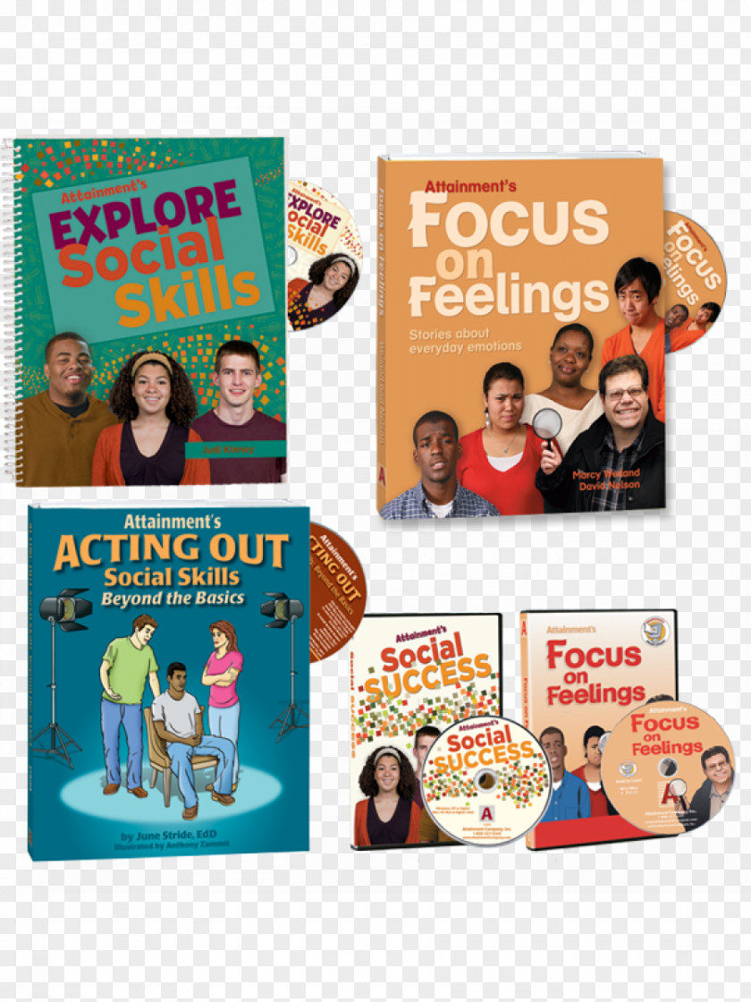 Social Skills Focus On Feelings Introductory Kit Read To Learn Blended Curriculum NY Advertising Book Learning PNG