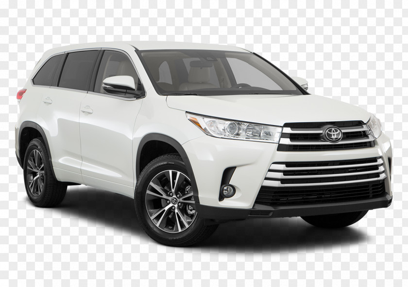 Toyota Sport Utility Vehicle 2018 Highlander LE Plus Blizzard PNG