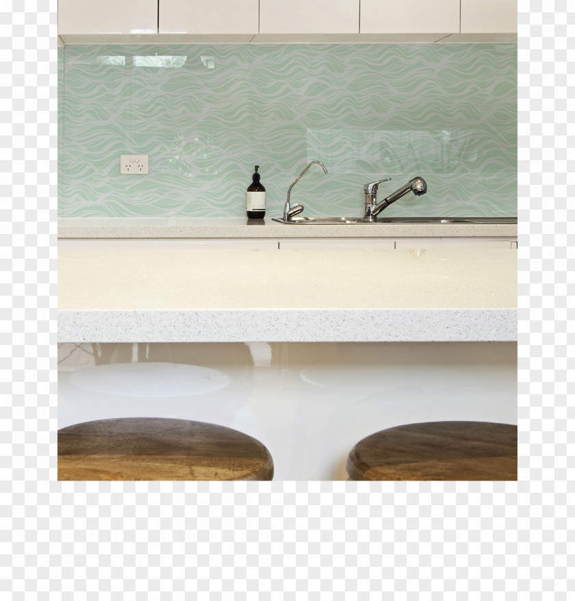 Abstract Sky Glass Tile Bathroom Countertop PNG