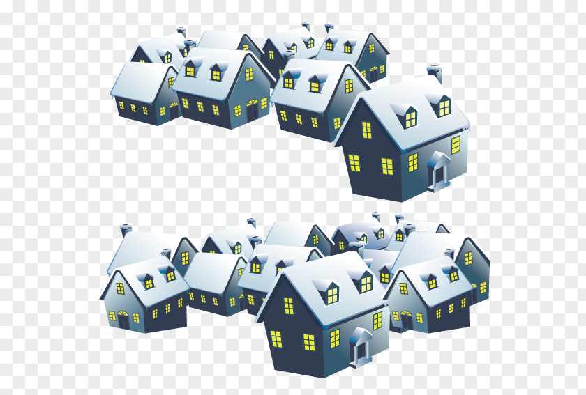 After The Snow House Euclidean Vector PNG