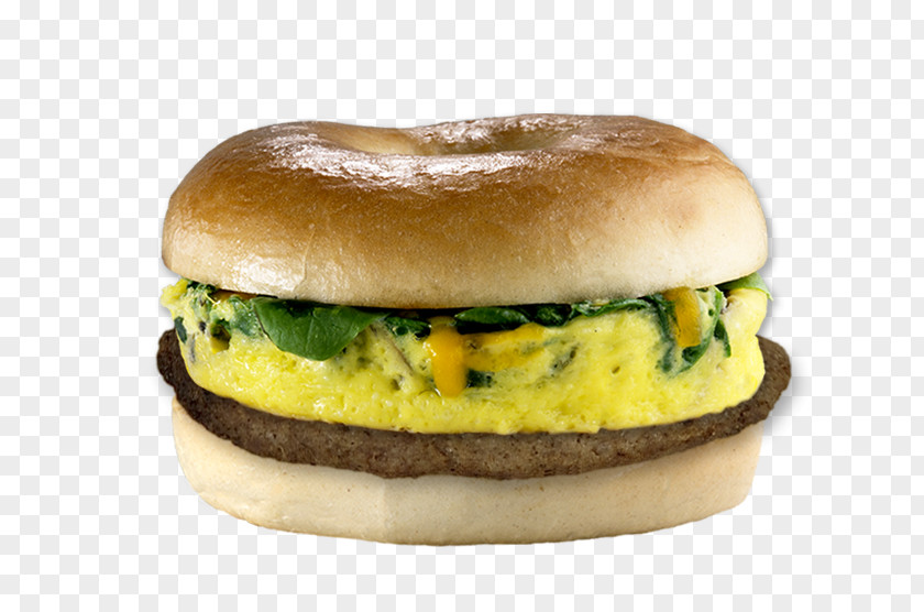 Bagel Breakfast Sandwich Hamburger Fast Food Omelette PNG