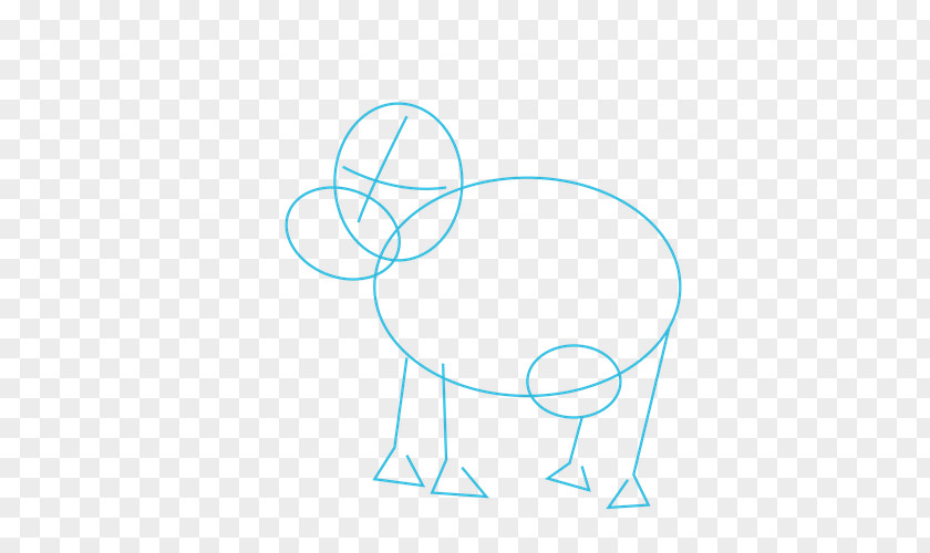 Cow DRAW Oval Drawing Line Point PNG