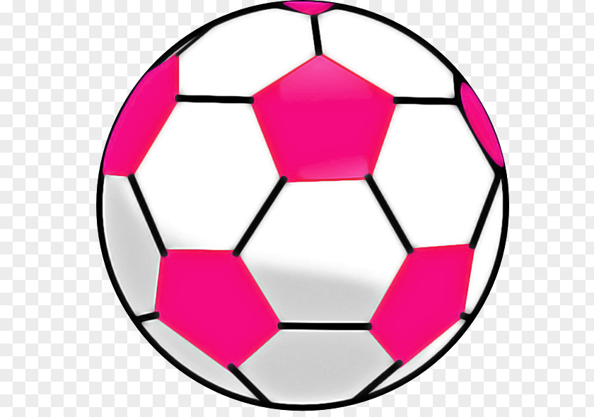 Football Magenta Soccer Ball PNG