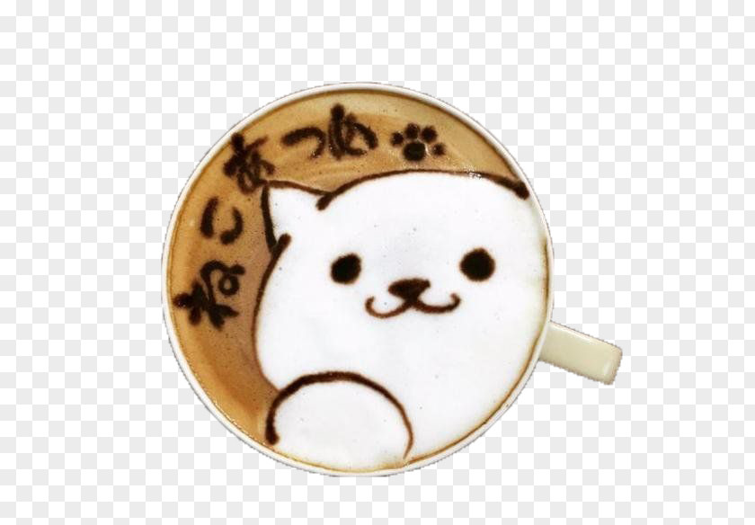 Japanese Puppy Coffee Latte Neko Atsume Ice Cream Cafe PNG