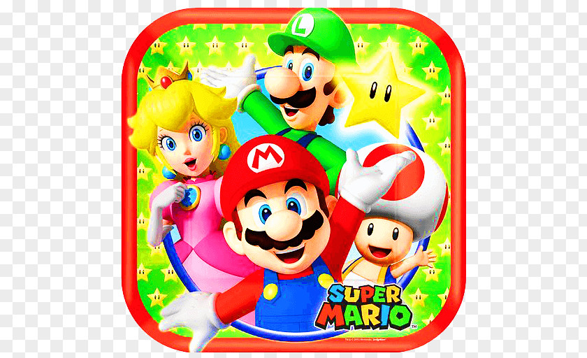 Mario Bros Bros. Super Party Yoshi Luigi Princess Peach PNG