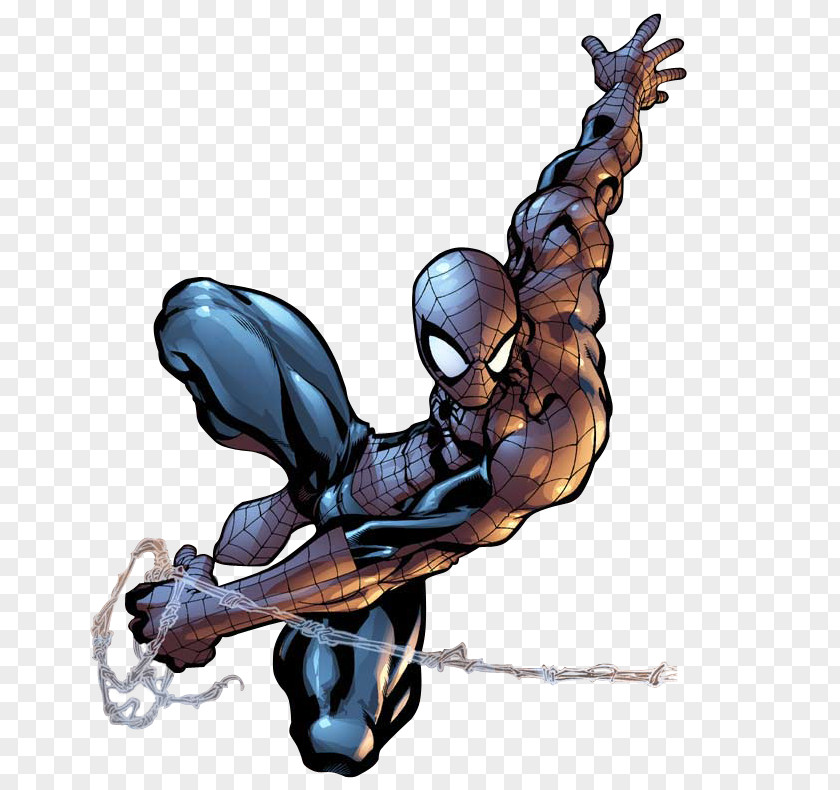 Spider-man Spider-Man Symbiote Character Fiction Animated Cartoon PNG