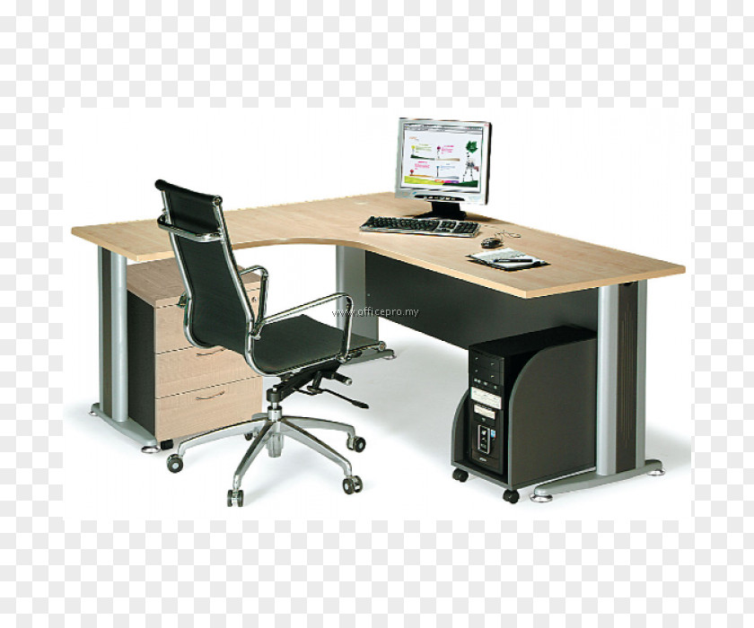 Table Furniture Drawer Chair Office PNG