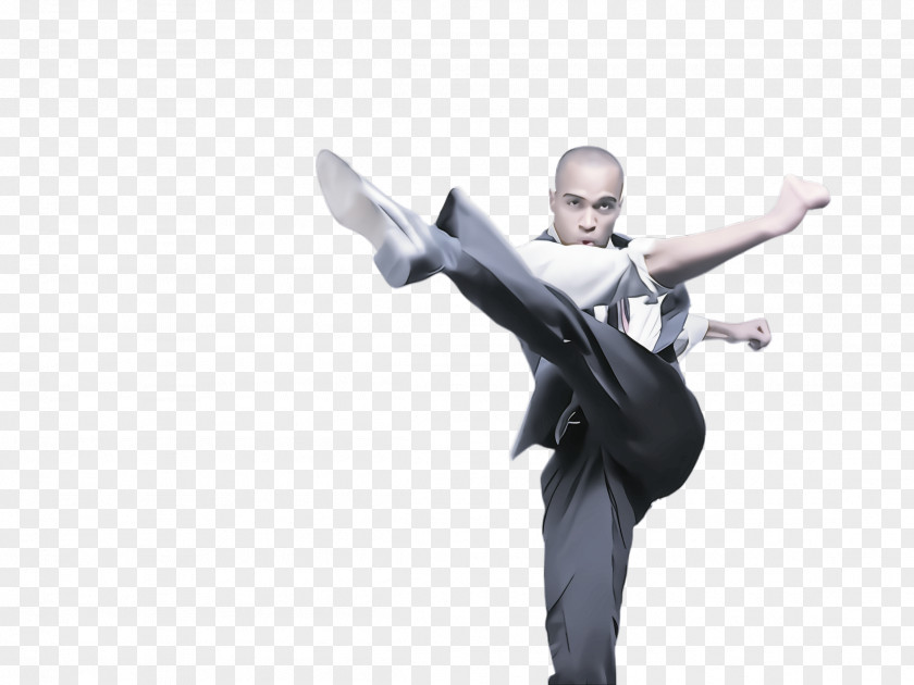 Taekwondo Gesture Kick Kung Fu Wing Chun Baguazhang Figurine PNG
