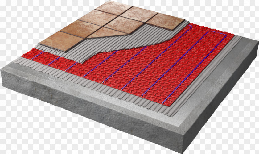 Underfloor Heating System Central Tile PNG