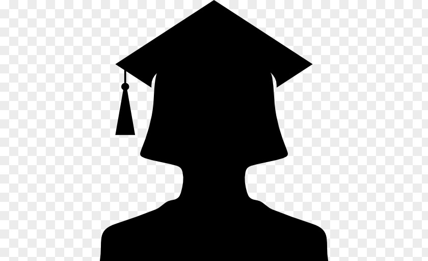 University Graduation Ceremony Silhouette Woman Clip Art PNG