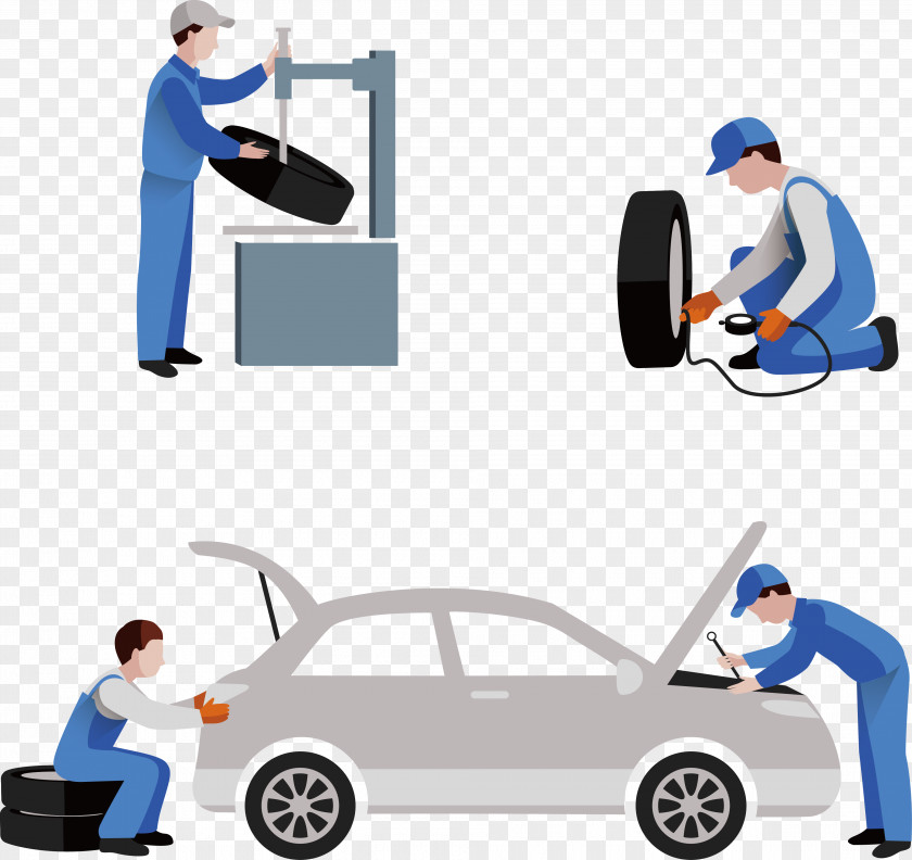 Car Repair Tire PNG