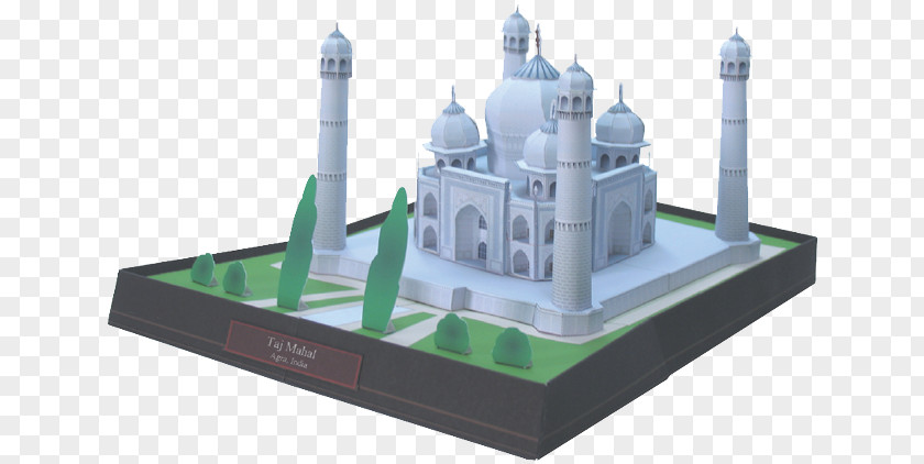 Taj Mahal Paper Model Mahal, India Building PNG