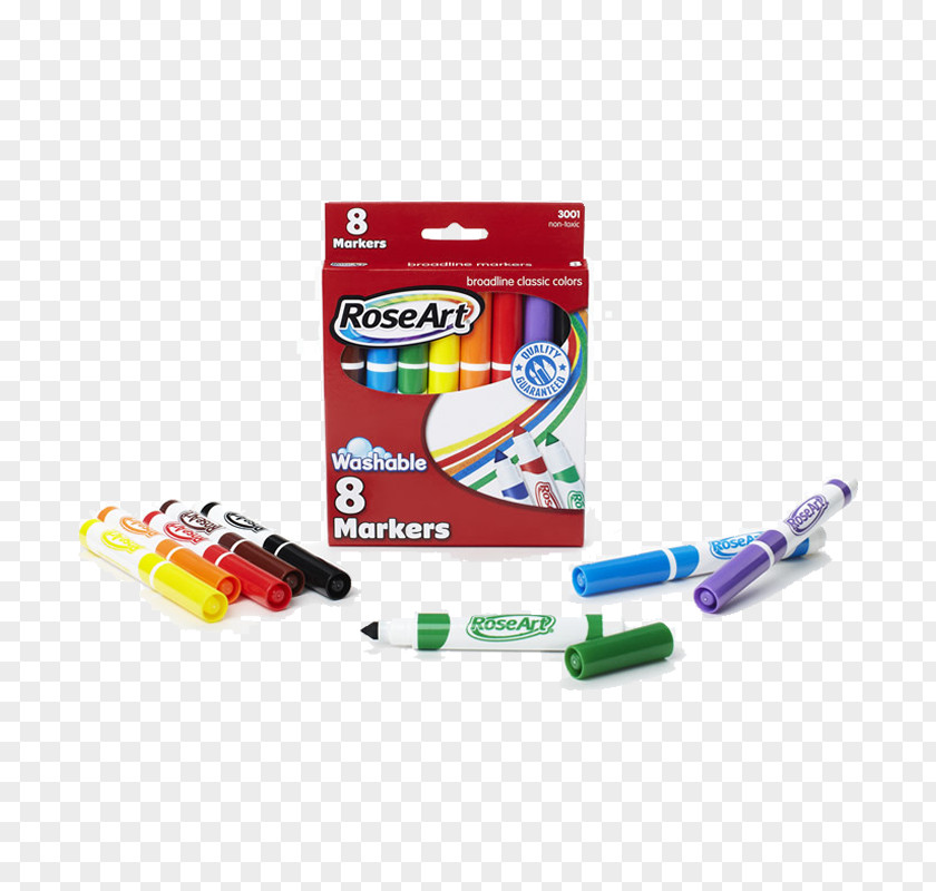 Washable Marker Pen Plastic Packaging And Labeling Box PNG