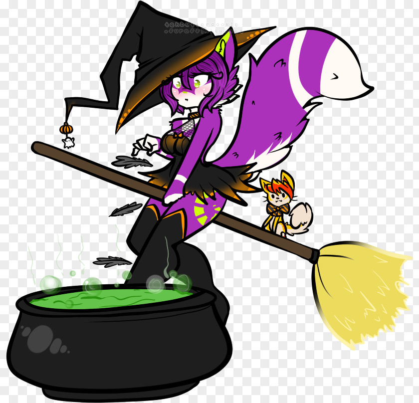 Bewitched Poster Clip Art Illustration Cartoon Character Purple PNG