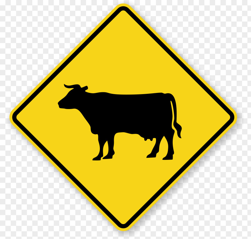 Cattle Images Sheep Water Buffalo Traffic Sign Warning PNG