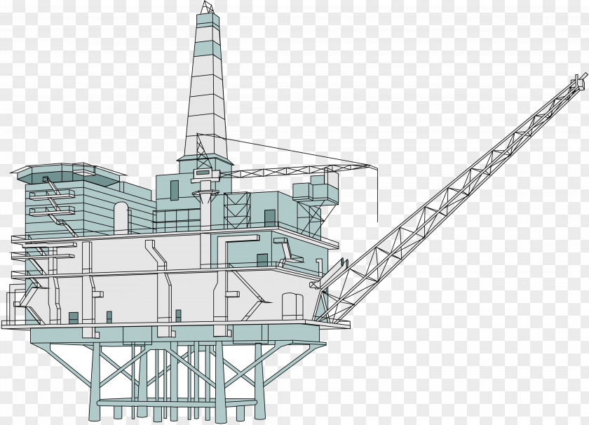 Crane Tower Oil Background PNG