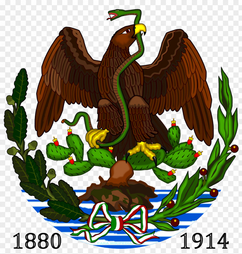 Eagle Coat Of Arms Mexico Porfiriato Second Mexican Empire PNG