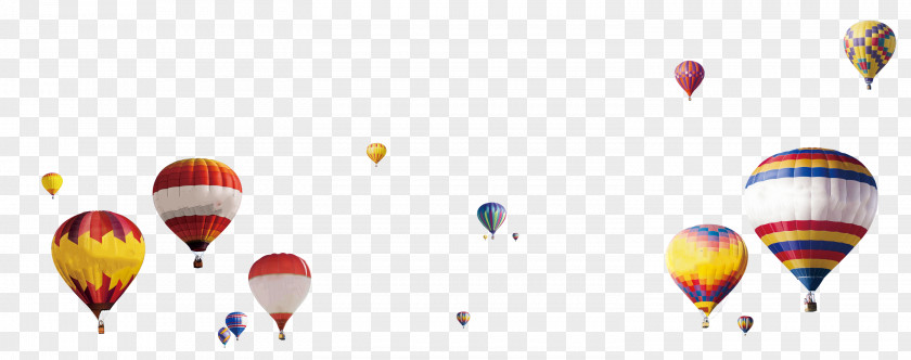 Hot Air Balloon Drifting With The Wind Clip Art PNG