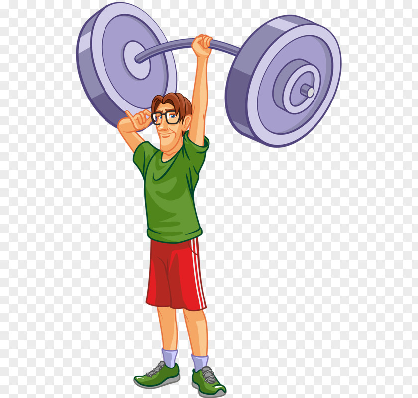 Barbell Olympic Weightlifting Cartoon Royalty-free PNG