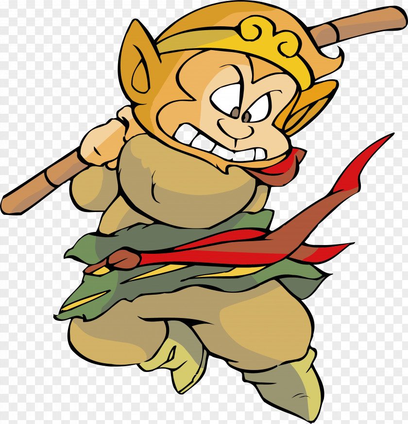 Cartoon Sun Wukong Journey To The West PNG