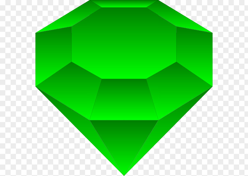 Green Emerald Line Symmetry Pattern PNG