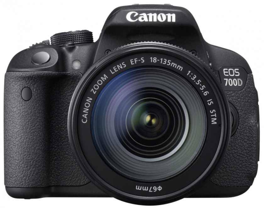 Camera Lens Canon EOS 700D EF-S 18–135mm Mount EF Digital SLR PNG