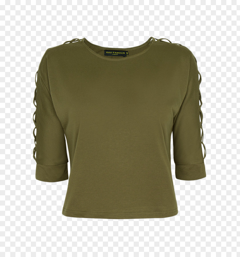 Criss-cross T-shirt Sleeve Shoulder Khaki Wholesale PNG