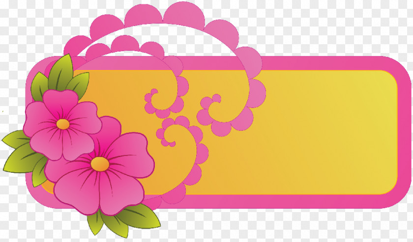 Design Floral Pink M Petal PNG