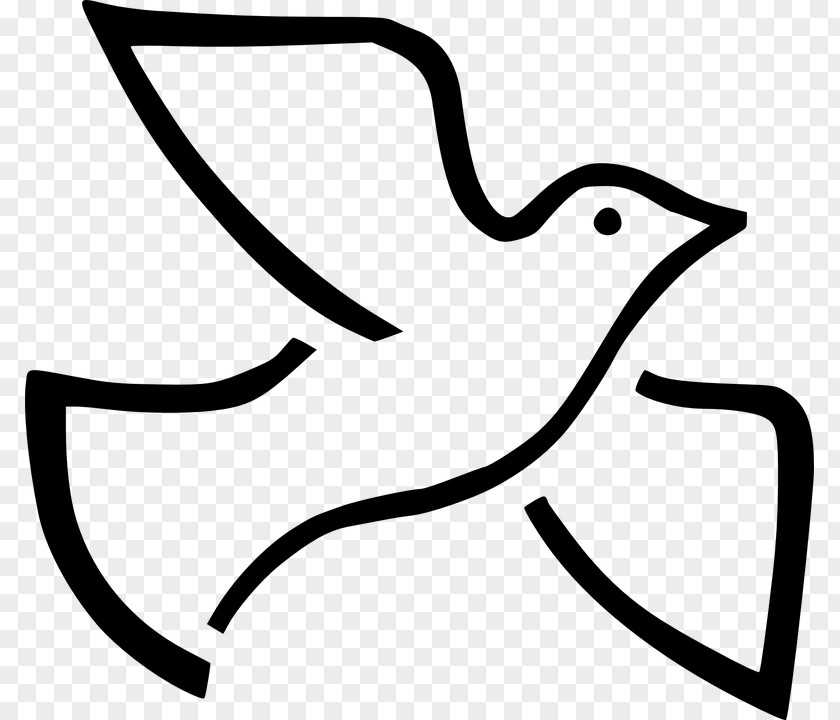 Dove Clipart Columbidae Doves As Symbols Holy Spirit Clip Art PNG