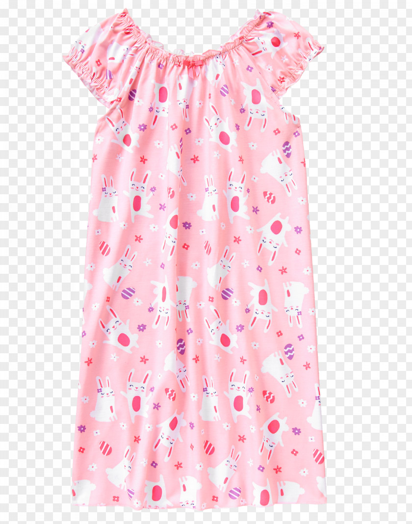 Dress Clothing Nightgown Polka Dot Sleeve PNG