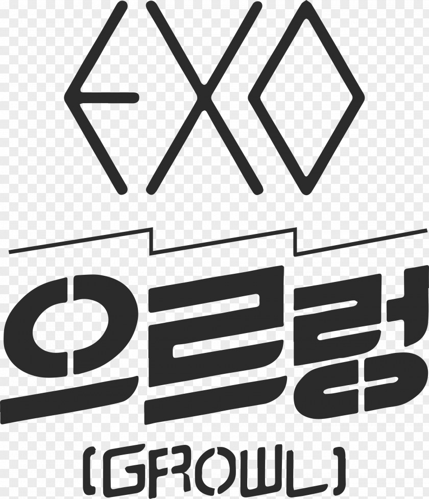 EXO XOXO Growl Logo Wolf PNG