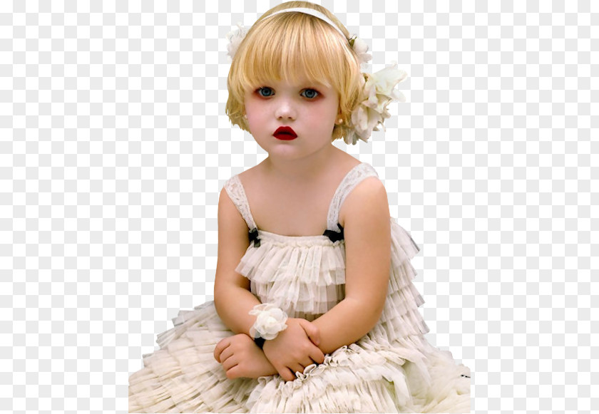 Hair Blond Long Brown Doll PNG