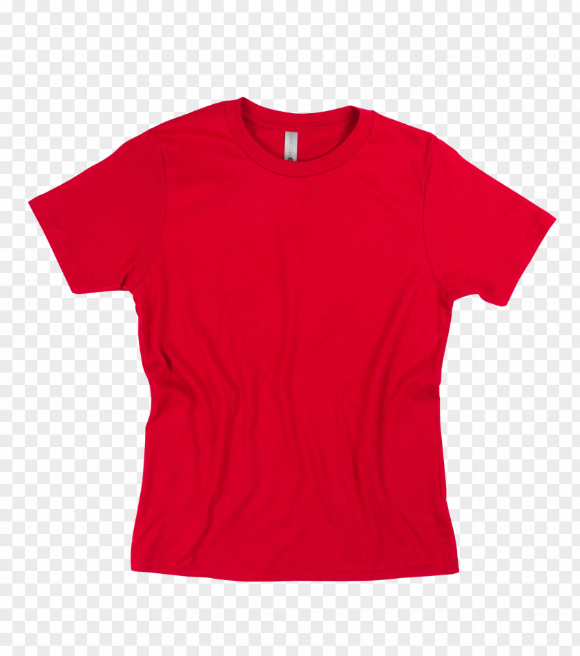 Printed T Shirt Red T-shirt Polo Sleeve PNG