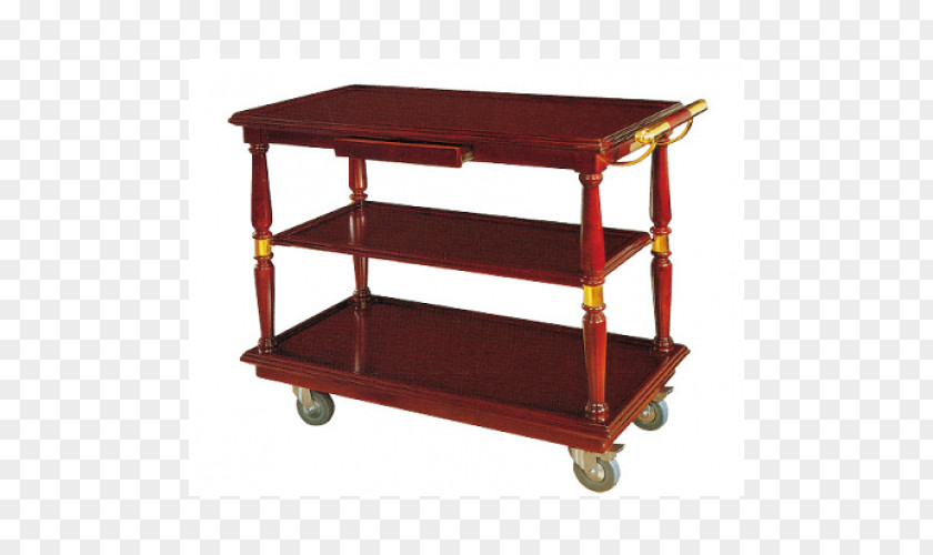 Wood Serving Cart Food Restaurant PNG