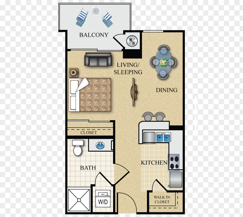Apartment Floor Plan Studio House PNG