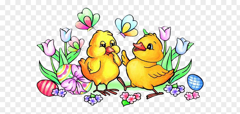 Easter Cute Chick Bunny Chicken Egg PNG