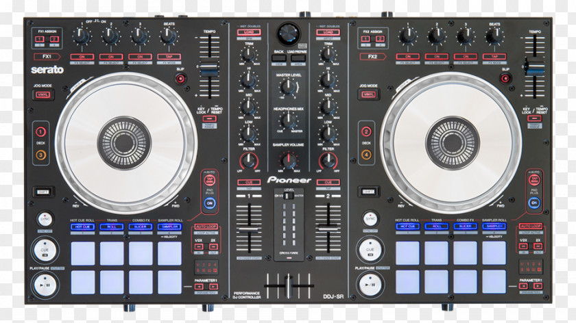 Stylish Design DJ Controller Disc Jockey Pioneer Audio Mixers PNG