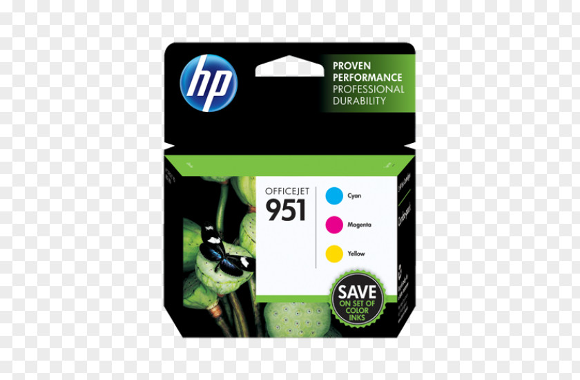 Cyan Magenta Yellow Hewlett-Packard Ink Cartridge Officejet Printer PNG