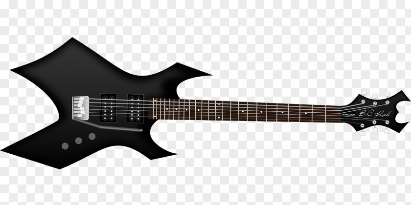 Electric Guitar B.C. Rich Warlock Bass PNG