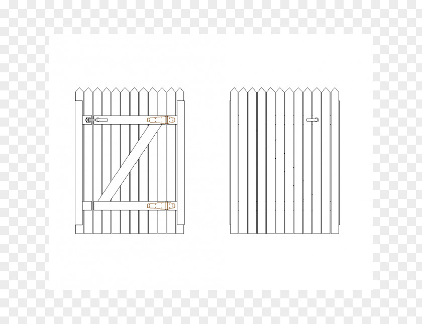 Garden Gate Line Angle PNG