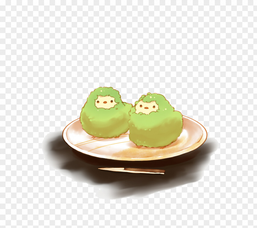 Glutinous Rice Dumpling Chick Tea Mochi Chazuke Matcha Wagashi PNG