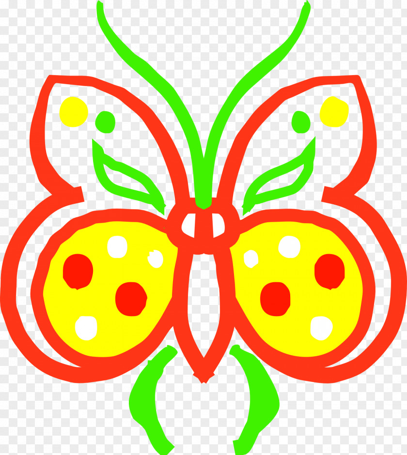 Red Butterfly Clip Art PNG