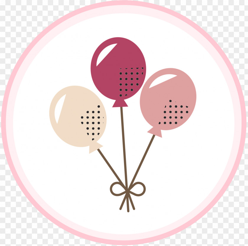 Balloon Product Design Pink M PNG