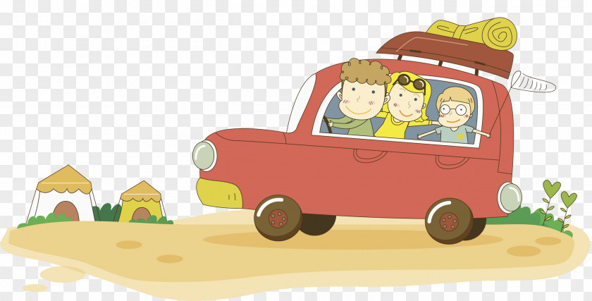Driving Outing Car Clip Art PNG