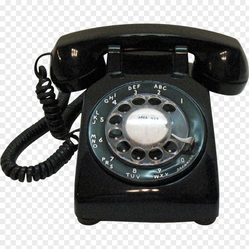 Fashion Phones Rotary Dial Push-button Telephone Bell System Trimline PNG