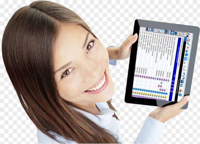Reading Woman Tablet Computers Stock Photography PNG