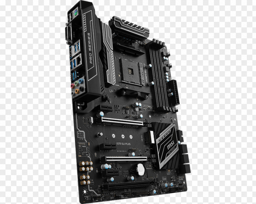 Socket Am4 AM4 Motherboard MSI X370 SLI PLUS ATX Scalable Link Interface PNG