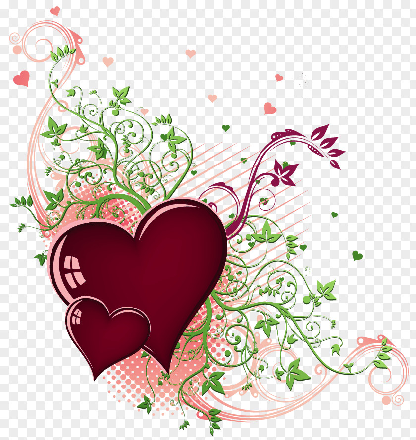 Transparent Deco Hearts Clipart Image File Formats Lossless Compression PNG