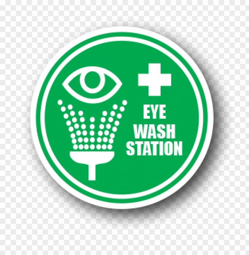 Clean Cv Eyewash Station Safety Sign PNG