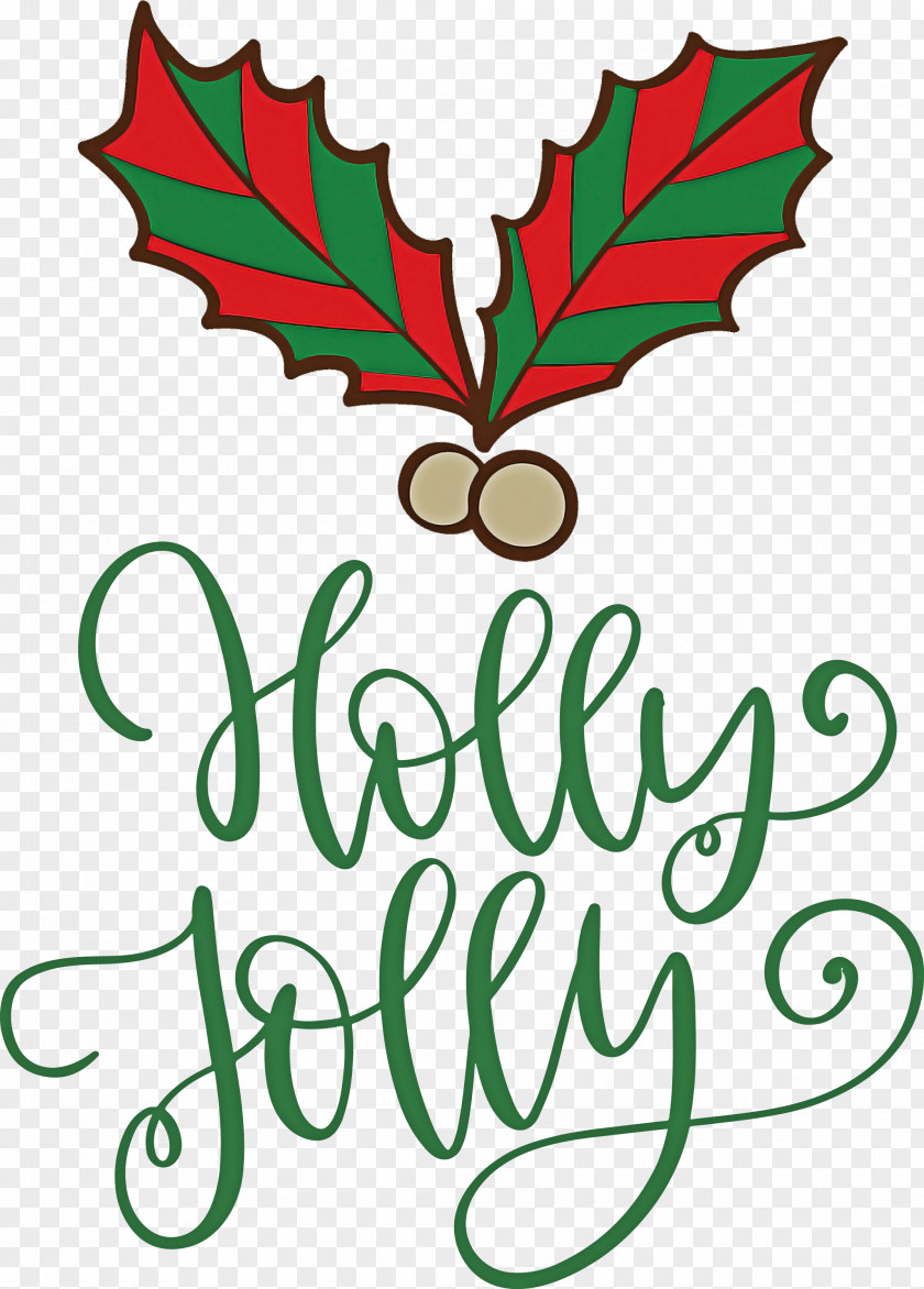 Holly Jolly Christmas PNG